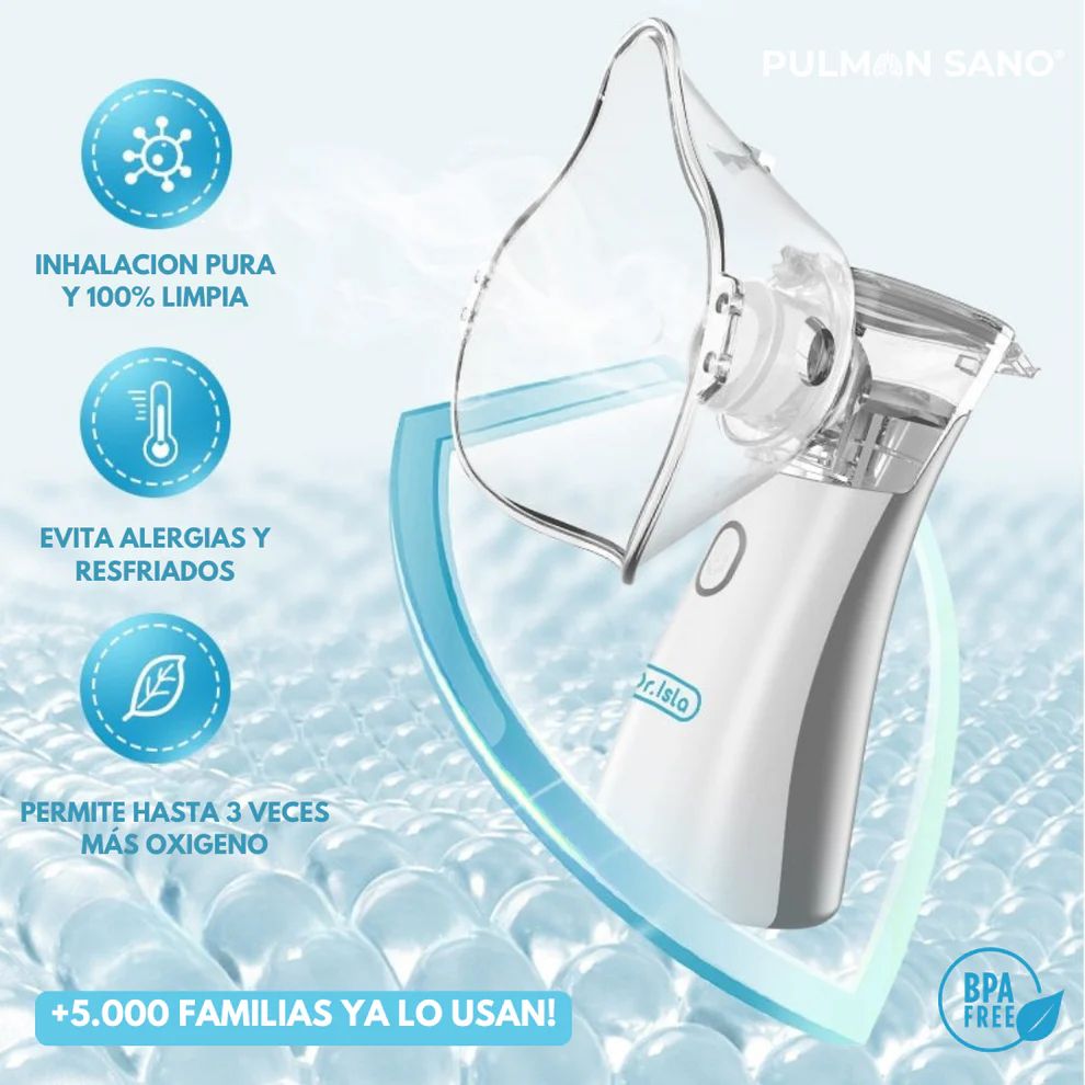 Nebulizador portátil recargable