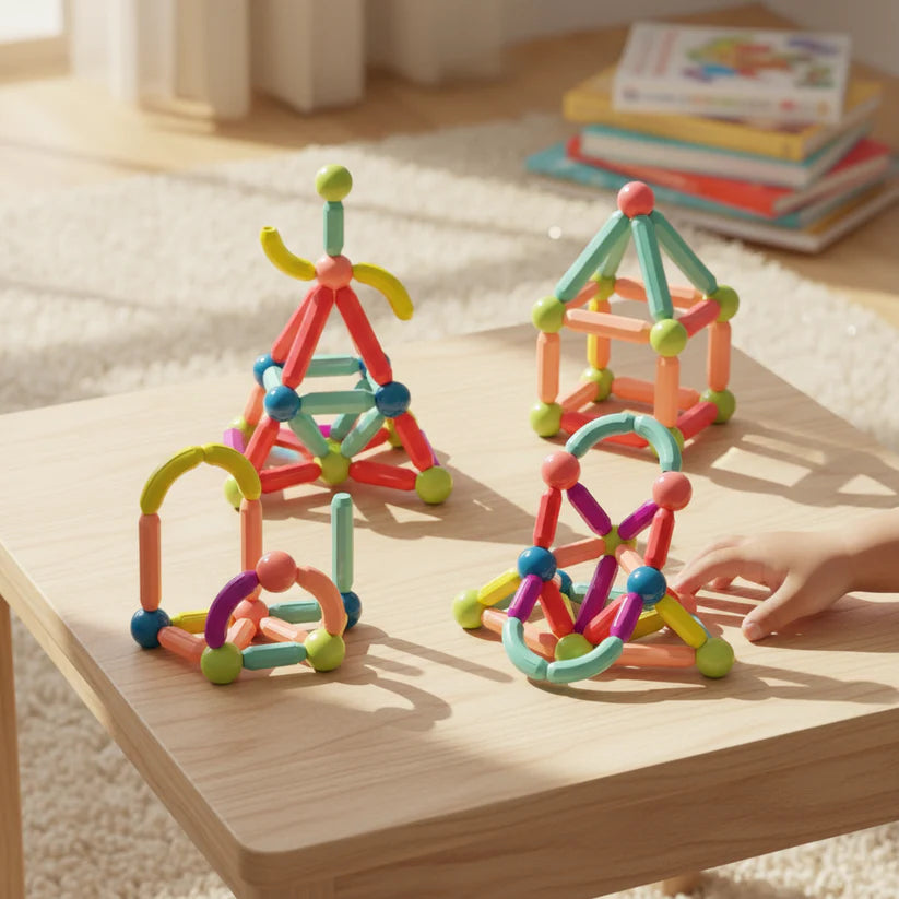 Juego de Bloques Magnéticos Para Armar | 36 Pcs