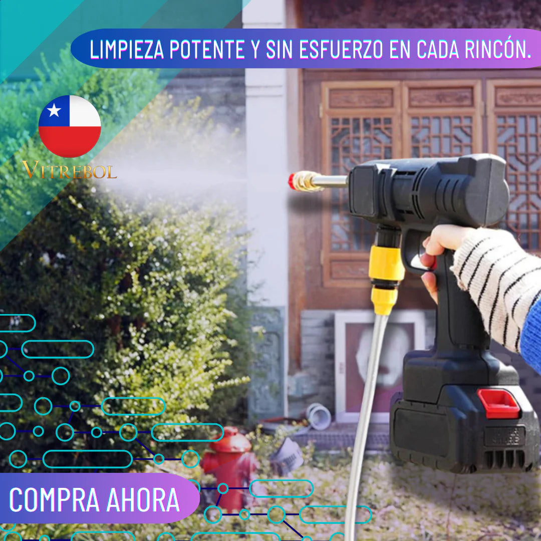 Hidrolavadora Pulverizadora con 2 Baterías de 48 Voltios