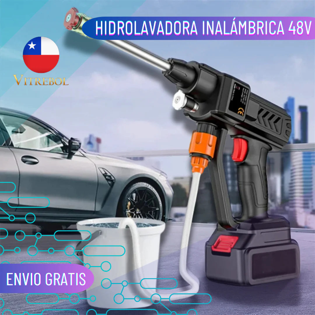 Hidrolavadora Pulverizadora con 2 Baterías de 48 Voltios