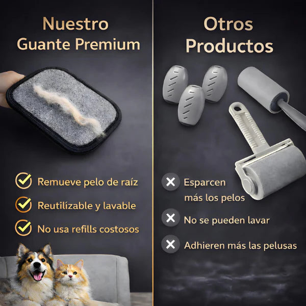Guante Removedor de Pelo para Mascotas