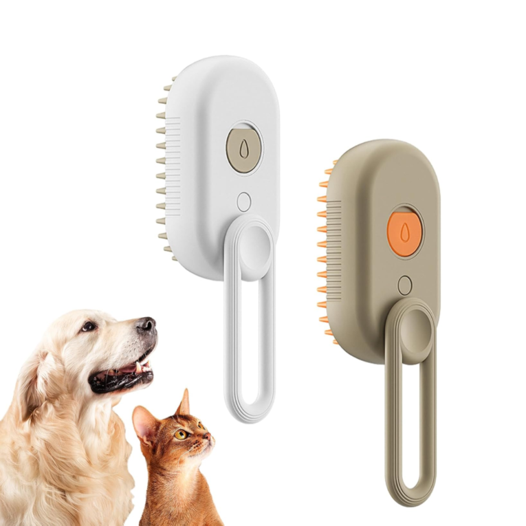 Cepillo Para Mascotas A Vapor Recargable 🦮🐶