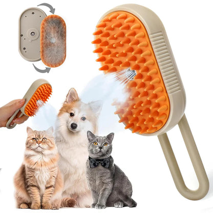 Cepillo Para Mascotas A Vapor Recargable 🦮🐶