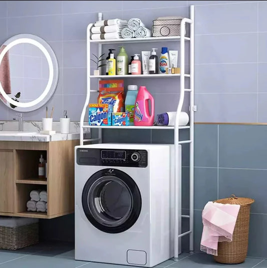 Estante De Lavadora Lavanderia-Organizador Baño PREMIUM✅