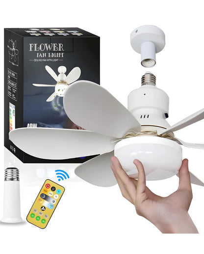 Ventilador con foco 2 en 1