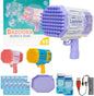 pistola lanzadora de burbujas automatica bazooka con luces led , diversion sin limited
