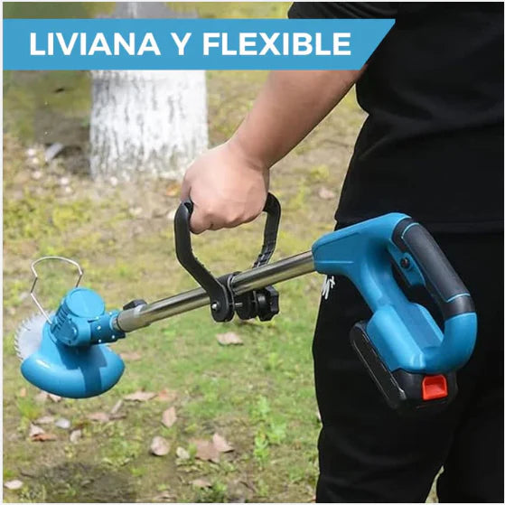 Cortadora Pasto Inalámbrica Tasbel™ con 2 Batería Litio 98V🎁