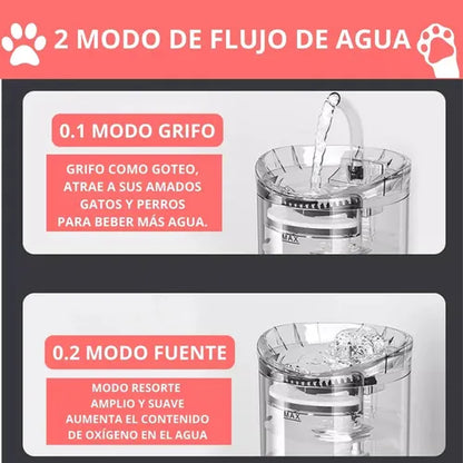 bebedero de agua para mascotas