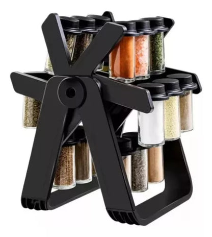 Rack Condimentero Especiero Giratorio Cocina 18 Pcs