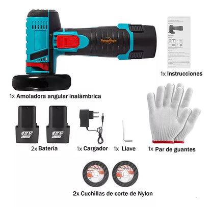 MINI ESMERIL  ANGULAR AMOLADORA INALAMBRICO RECARGABLE