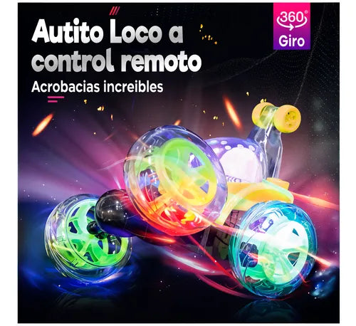AUTO A CONTROL REMOTO 360 CON LUCES Y SONIDO 🔥🔥