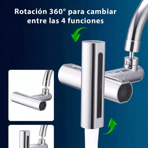 ADAPTADOR PARA GRIFO 360 ° 4 EN 1⭐