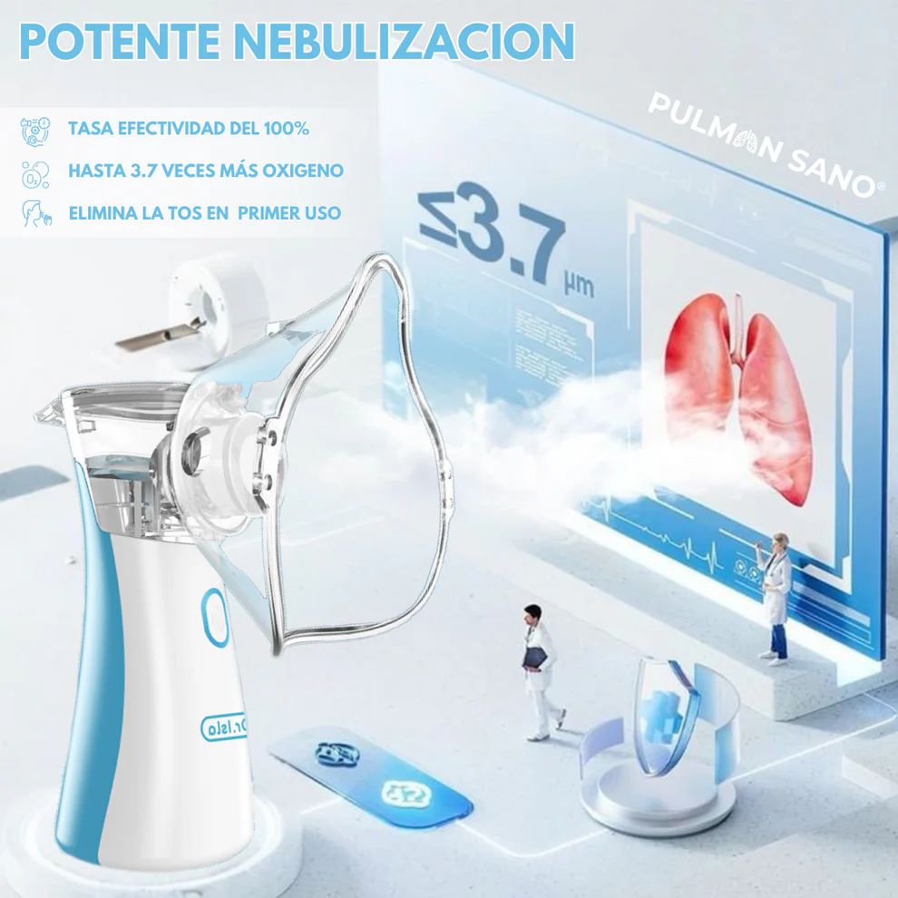 Nebulizador portátil recargable