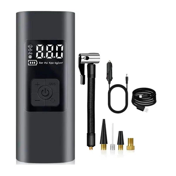 compresor de aire portatil con luz led
