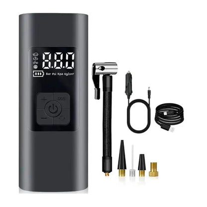 compresor de aire portatil con luz led