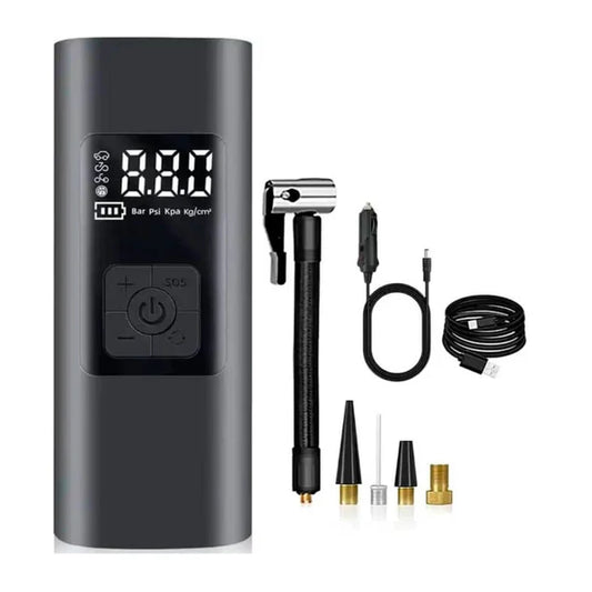 compresor de aire portatil con luz led