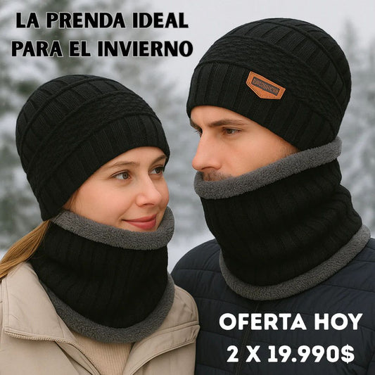 Gorro de invierno unisex con proteccion en el cuello OFERTA EXCLUSIVA 2X1 😱😱