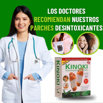 Parches Desintoxicantes Para pies Kinoki