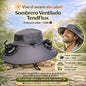 Sombrero Solar FreshFan – Ventilación Inteligente + Frescura Continua Todo el Día