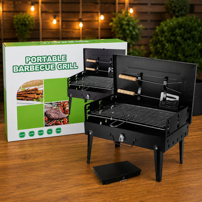 Parrilla Parrillera Para Asado Plegable Portatil