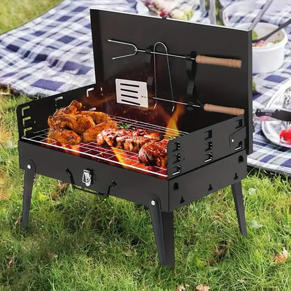 Parrilla Parrillera Para Asado Plegable Portatil