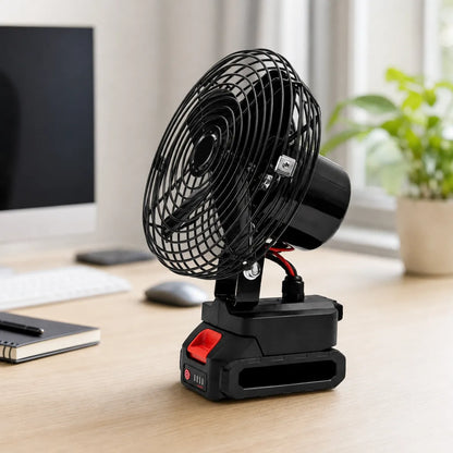 Ventilador Portátil 5 Aspas con Batería Recargable y Cargador USB
