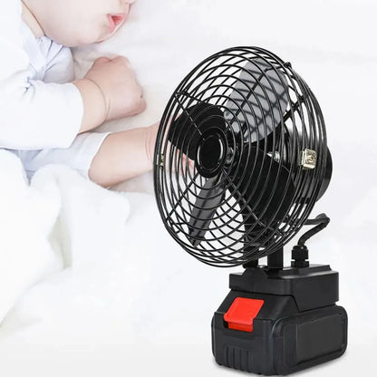 Ventilador Portátil 5 Aspas con Batería Recargable y Cargador USB