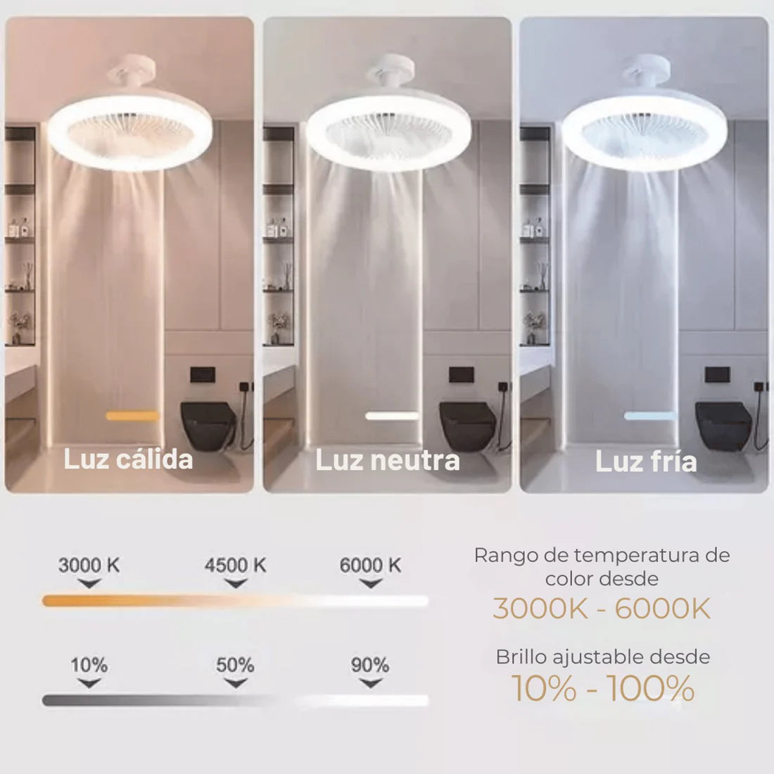 Ampolleta 3 en 1: Ventilador, Luz LED y Control Remoto + ENVIO GRATIS 🎁 Y PAGA EN 🏠