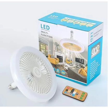 Ampolleta 3 en 1: Ventilador, Luz LED y Control Remoto + ENVIO GRATIS 🎁 Y PAGA EN 🏠